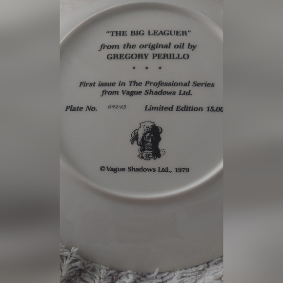 Vintage 1979  8 ¹/² plate NWOT have papers no box. #09243 of #15,000 - Picture 2 of 7